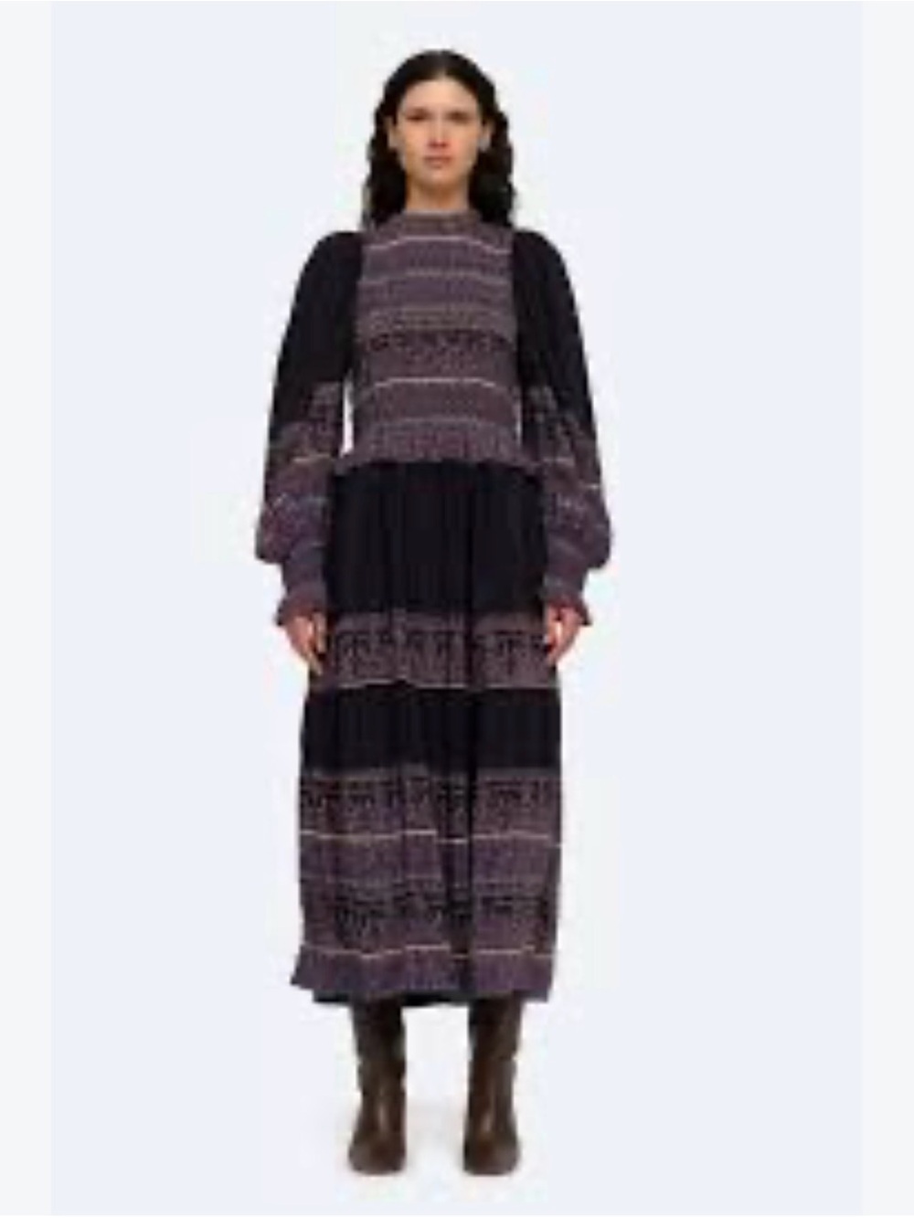Sea New York Silk Adella Iris Midi Dress NWT Size 10 450$